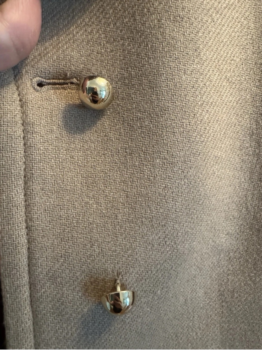 Club Monaco Camel Wool Coat XS - Picture 8 of 8